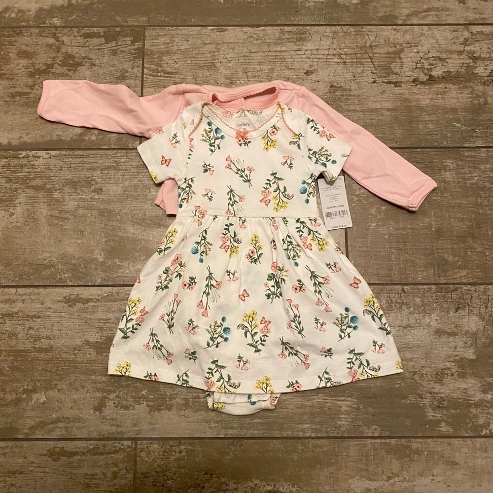 NWT Carter’s floral 2-piece set - Picture 1 of 12